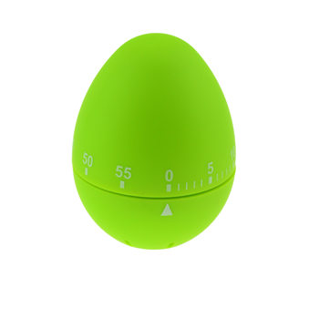 Egg shaped kitchen timer