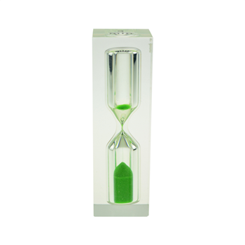 Three-minute timer hourglass