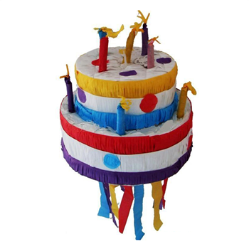 Cake Shaped Pinata for Birthday Party