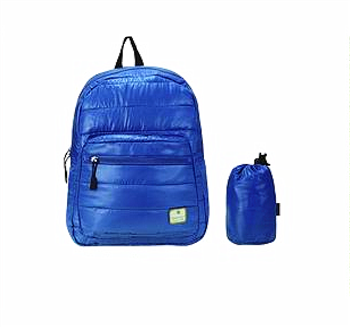 Blue Foldable backpack