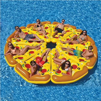 Inflatable Pizza Floating Bed