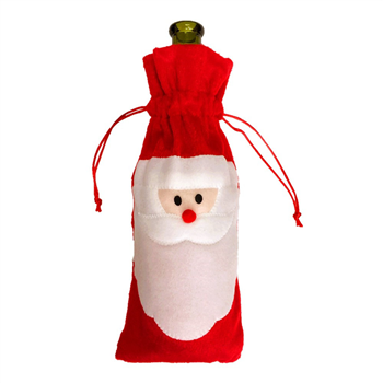 Santa Clause Wine Bottle Cover