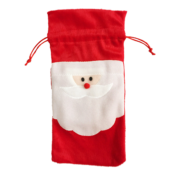 Santa Clause Wine Bottle Cover