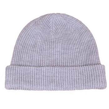 Winter Ribbed Roll Up Knitted Beanie Hat