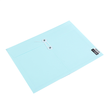Plastic Envelope with Button and String Tie Closure