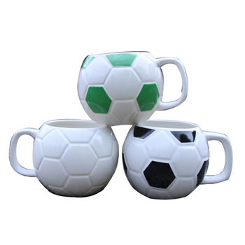 Football Shaped Ceramic Mug