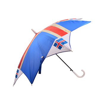Flag Umbrella with Crook Handle