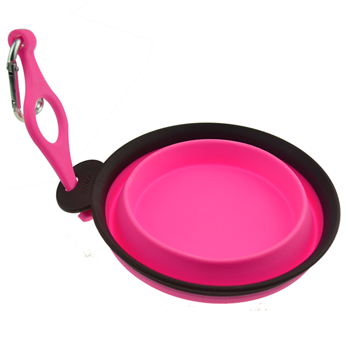 Big Collapsible TPE Pet Bowl with Hanger and Carabiner