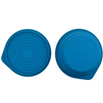 Collapsible Silicone  Pet Bowl with Silicone Lid