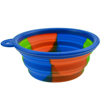 Colorful Collapsible Silicone  Pet Bowl