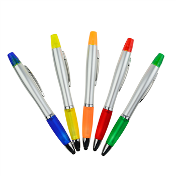 Ballpoint Pen Highlighter Combo