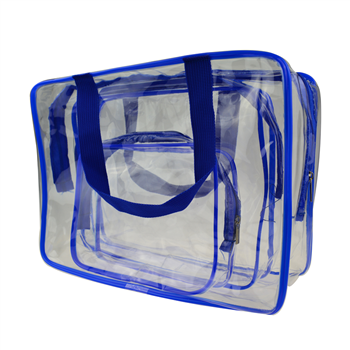 Clear PVC Cosmetic Bag set	