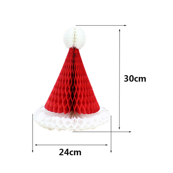 Honeycomb Christmas Paper Hat