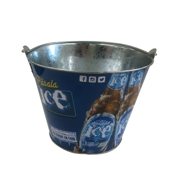 Beverage galvanized ice bucket