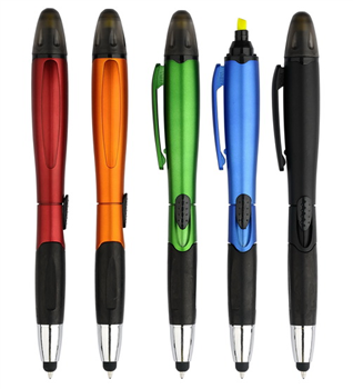 Ballpoint Pen with highlighter 