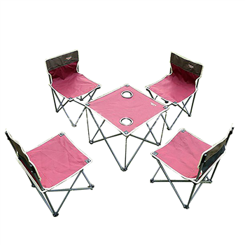 Foldable Oxford Table and Chairs Set