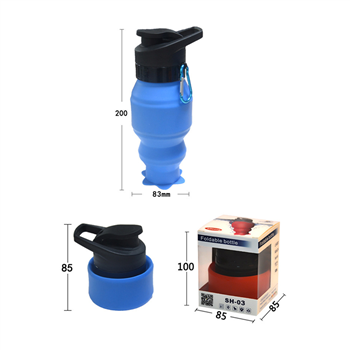 18oz Foldable Silicone Bottle