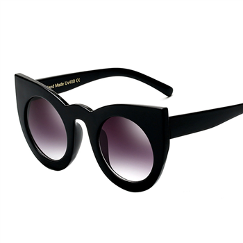 Fashion Cat Eye Cutout Polarized Sunglasses