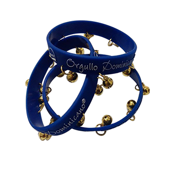Silicone Wristbands With Bells 