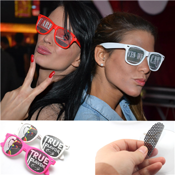 Promotional Sticker Lens Party Pinhole Eyeglasses