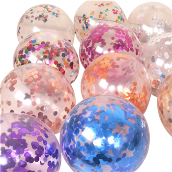  Blow Up Glitter Balls