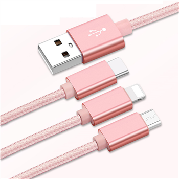 USB to 3 Cables