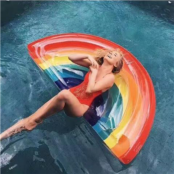 Inflatable Rainbow Pool Float