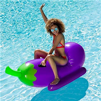 Inflatable Eggplant shape float