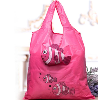 Cartoon Tropical Fish Foldable Shopping Tote Bag
