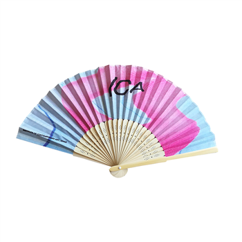  Bamboo and fabric Folding Hand Fan