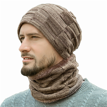 Knitted Cap and Scarf