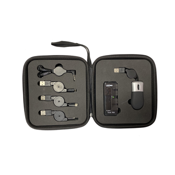 USB Adapter, USB mouse, Headphones Travel Kit 