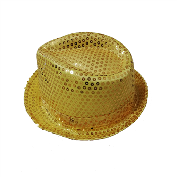Glamorous Sequin Fedora Hat