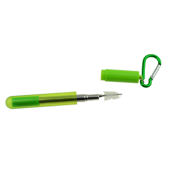 Foldable Drinking Straw With Straw Brush