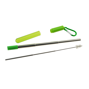 Foldable Drinking Straw With Straw Brush