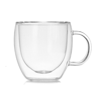 Double Wall Insulated Glass Cup