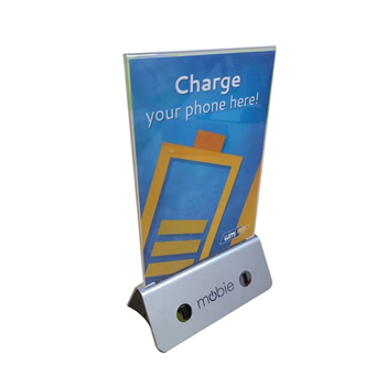 Acrylic Holder Smart Phone Charger Universal Restaurant