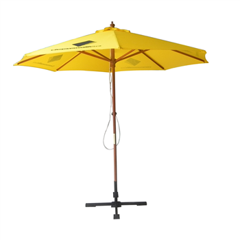 Beach wood umbrella