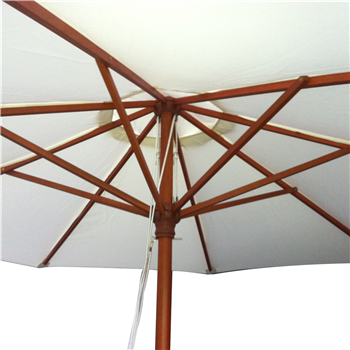 Beach wood umbrella