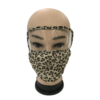 Fashion Cotton Mask With PVC Eye Shield