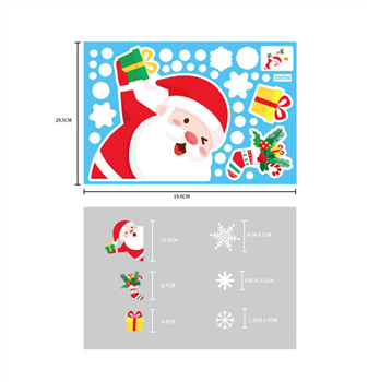 Christmas Window Stickers for Glass