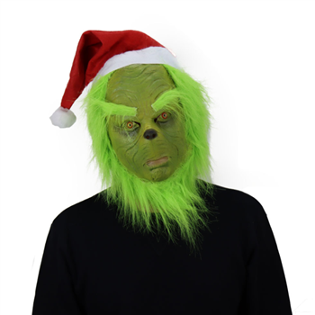 The Grinch green monster latex mask