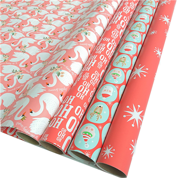 Customized Christmas Gift Wrap rolls -30" x 120"