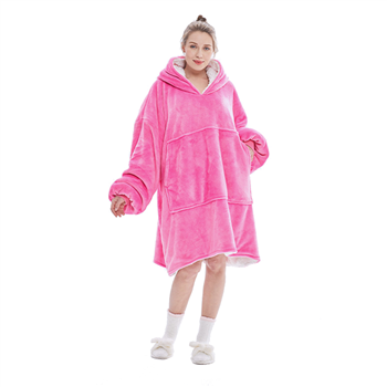 Lady's Double Layer Blanket Hoodie