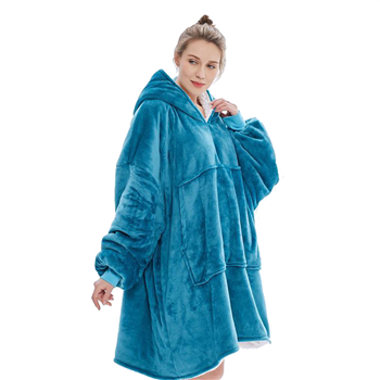 Lady's Double Layer Blanket Hoodie