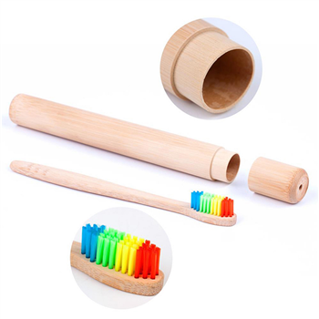  Bamboo Toothbrush Set