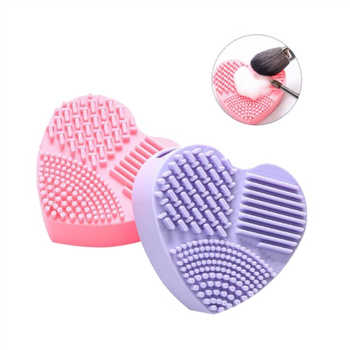 Heart Shaped Makeup Brush Cleaner