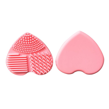 Heart Shaped Makeup Brush Cleaner