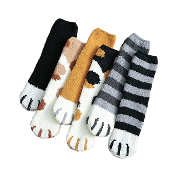Kitty Pattern Socks