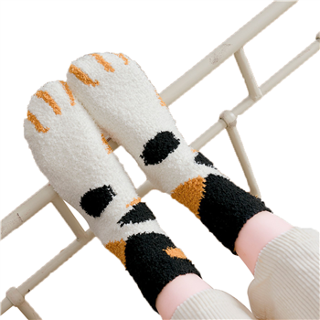 Kitty Pattern Socks